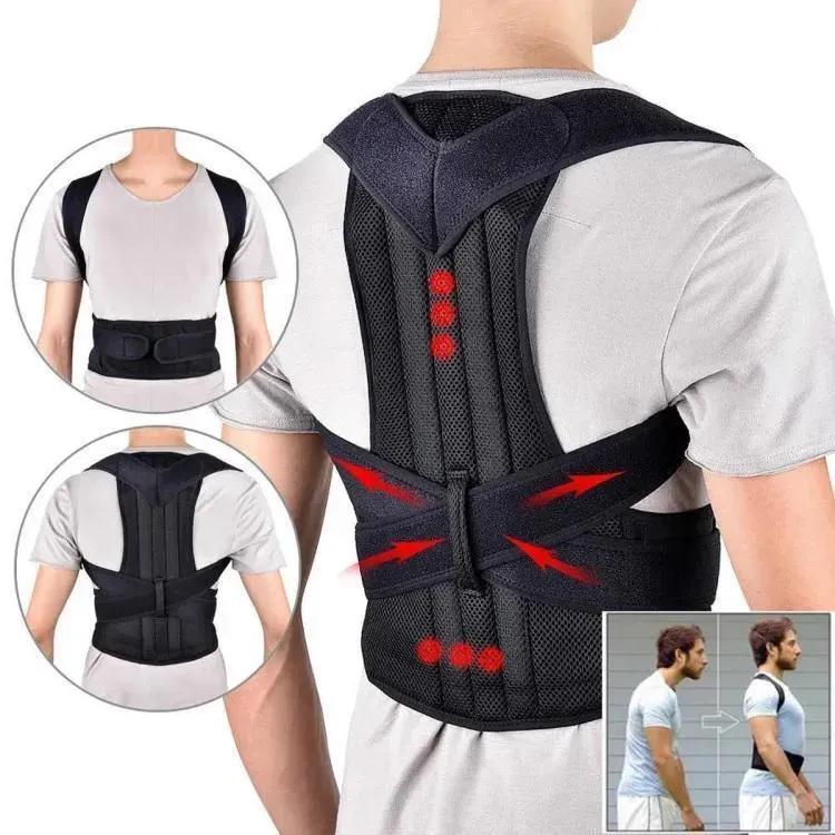Premium Adjustable Mesh Posture Corrector Belt for Men & Women – Back Support Brace