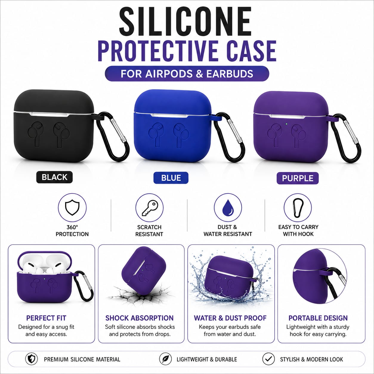 Silicone AirPods Case