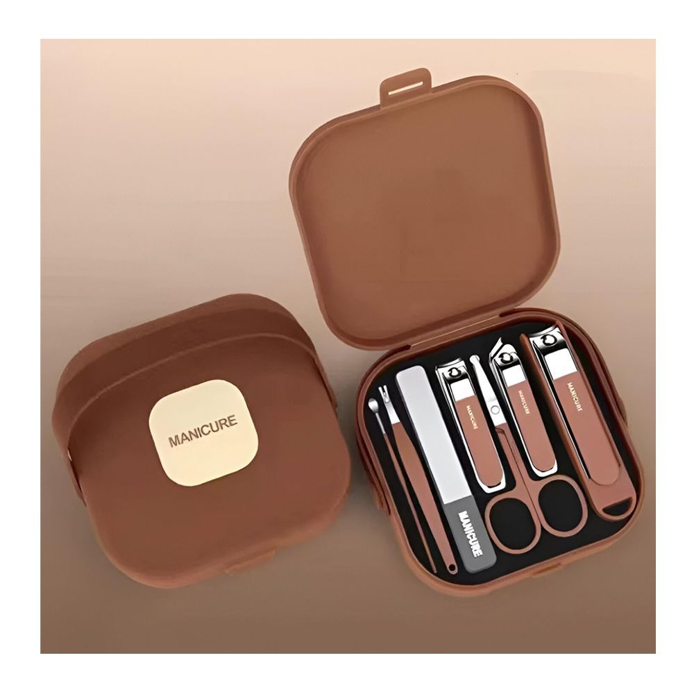 Portable Manicure Pedicure Nail Care Kit with Travel Case