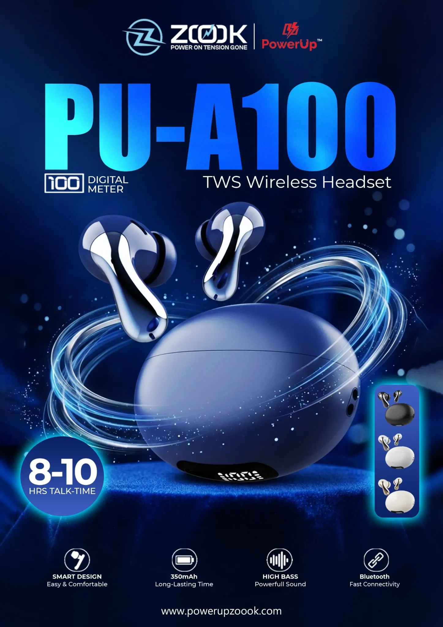 PU-A100 TWS WIRELESS HEADSET