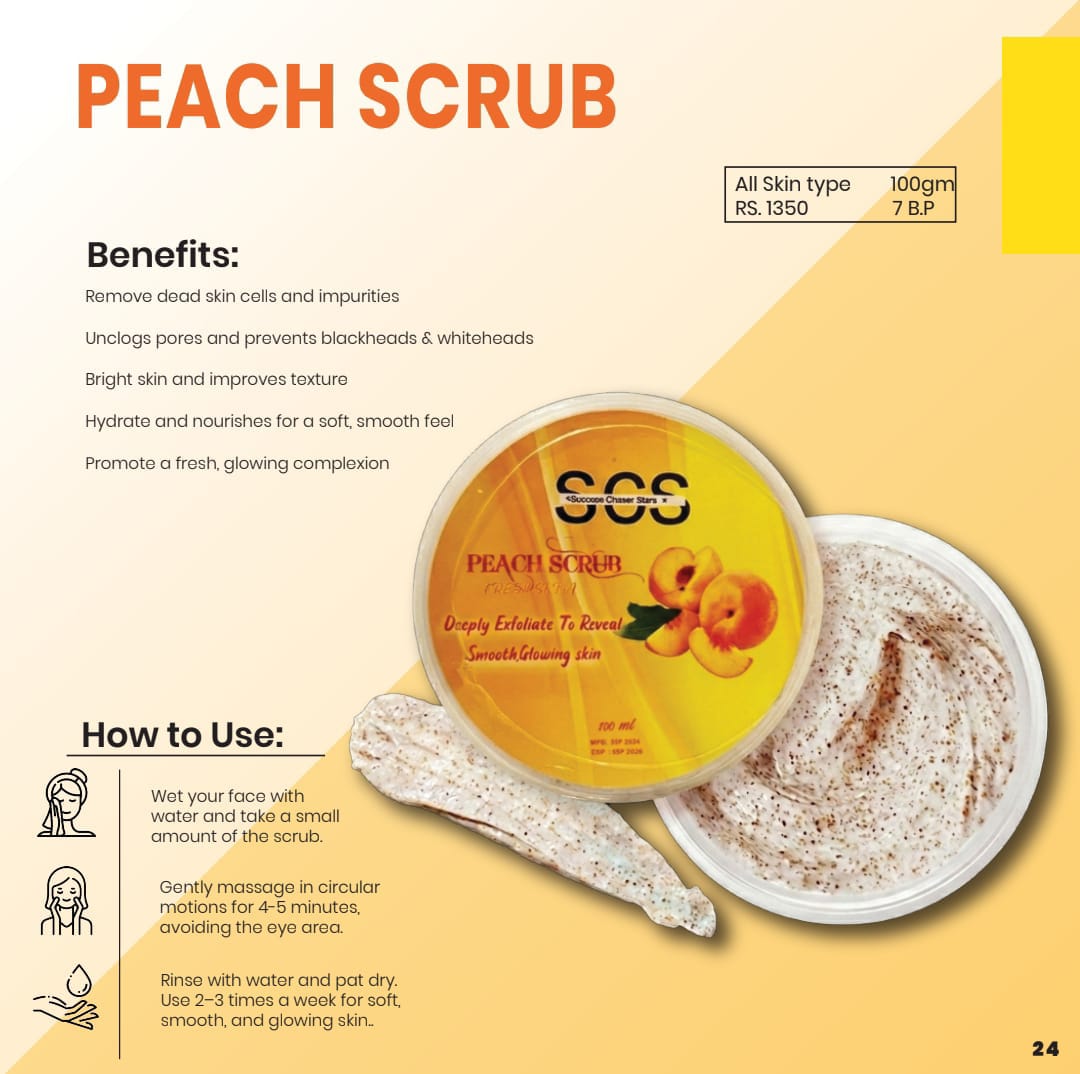 PEACH SCRUB