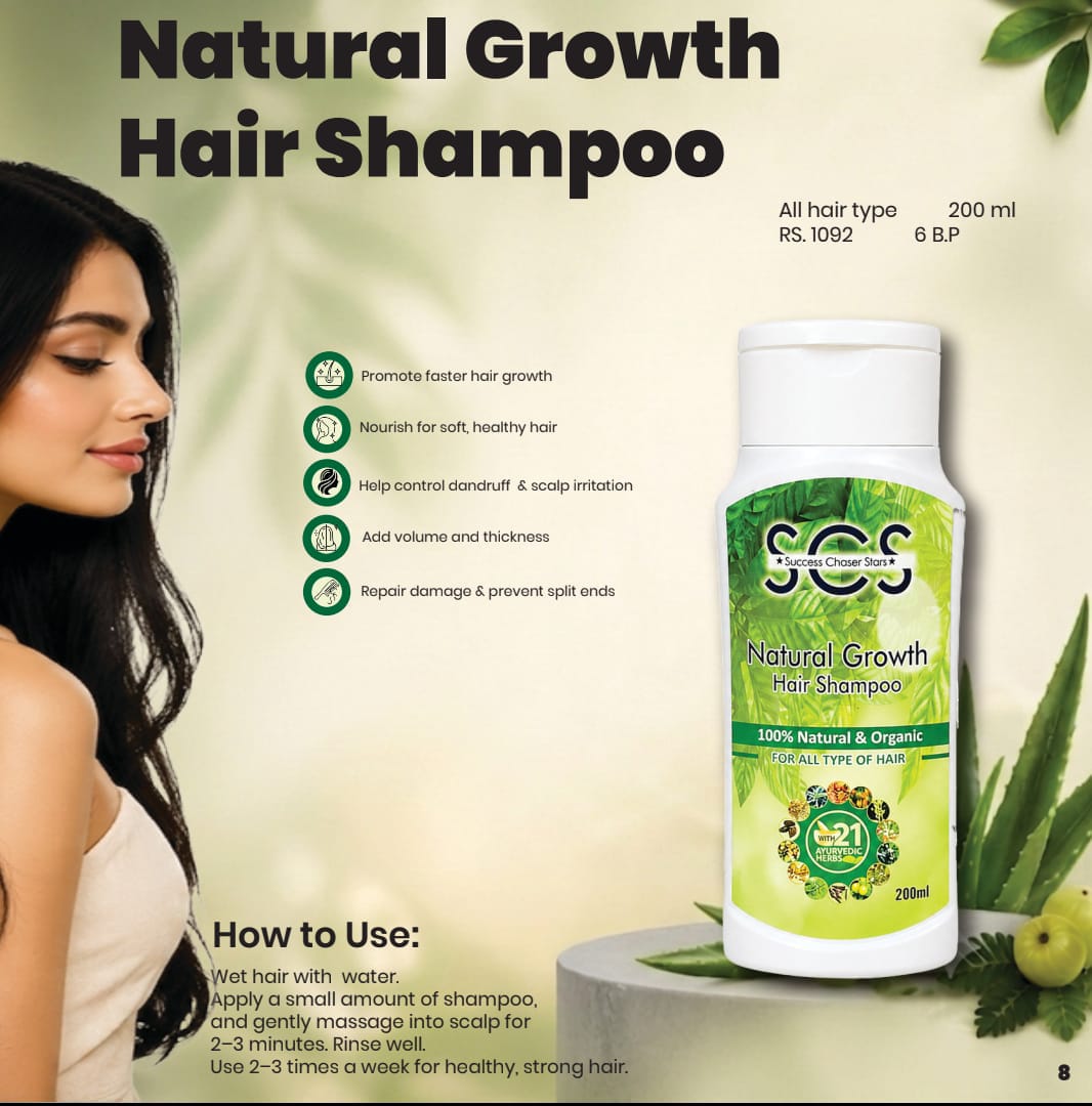 NATURAL GROWTH HAIR SHAMPOO
