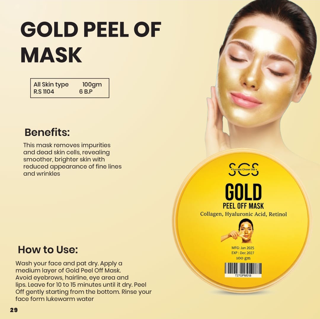 Gold Peel Of Mask
