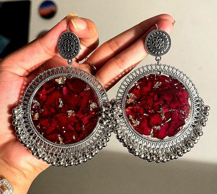 Resin earrings