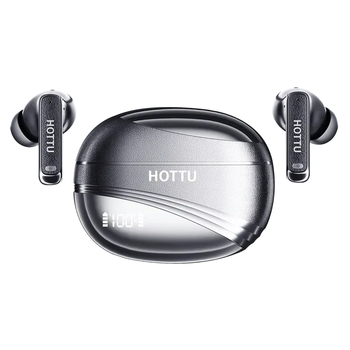 HOTTU TS06 ANC TWS Wireless Earbuds – 36H Playtime with ENC & Active Noise Cancellation