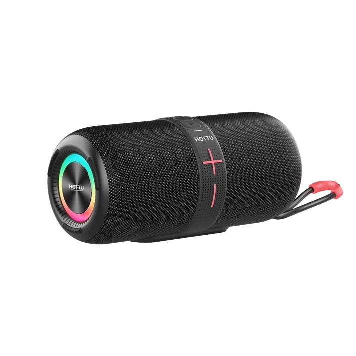 HOTTU BS02 Bluetooth Speaker – IPX5 Waterproof, RGB Light & Powerful Bass