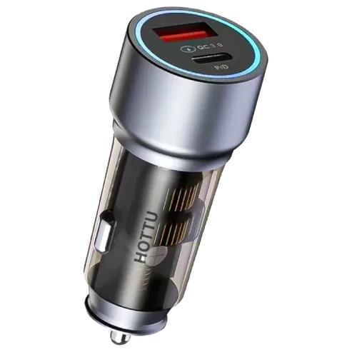HOTTU CC10 Car Charger 38W Type C | USB A
