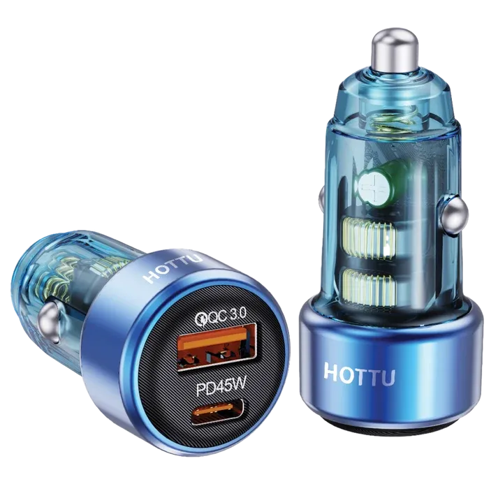 HOTTU CC25 83W Car Charger with PD 65W & QC3.0 Fast Charging