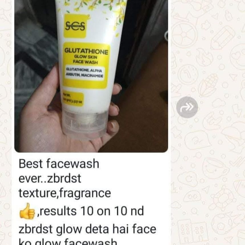 Glutathione Glow Skin Face Wash — photo 2