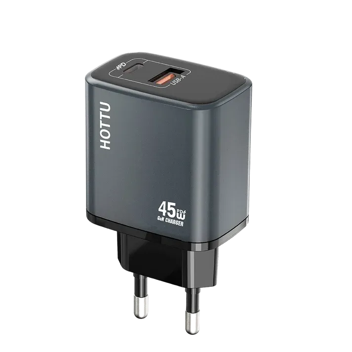 Hottu fc53 GaN Fast Charger 45w Power, PD Charging Compact Design