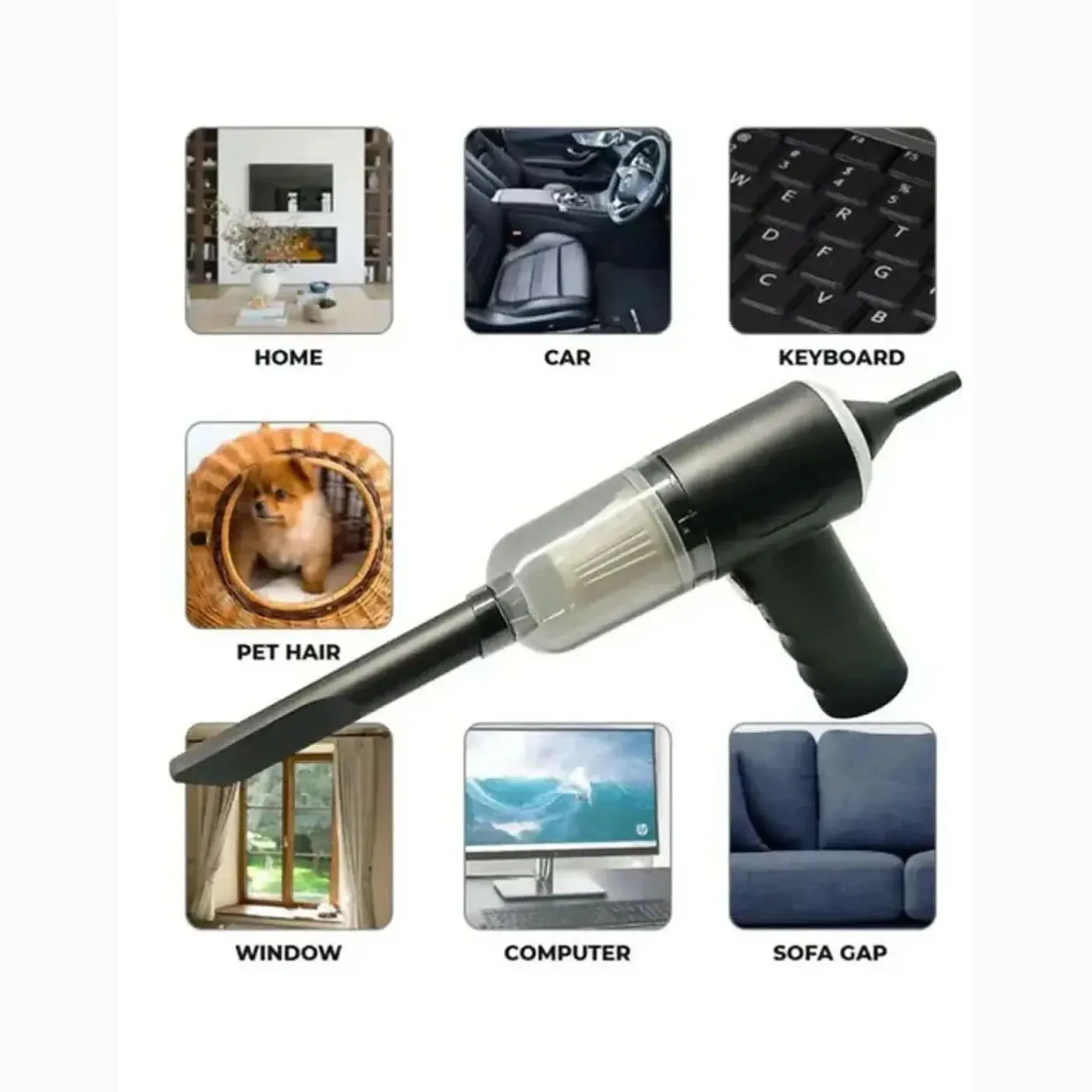 Portable Powerful Wireless Vacuum Cleaner