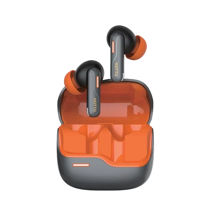 HOTTU TS02 Boom X True Wireless Earbuds – Quad Mic ENC, 40H Playtime & Deep Bass