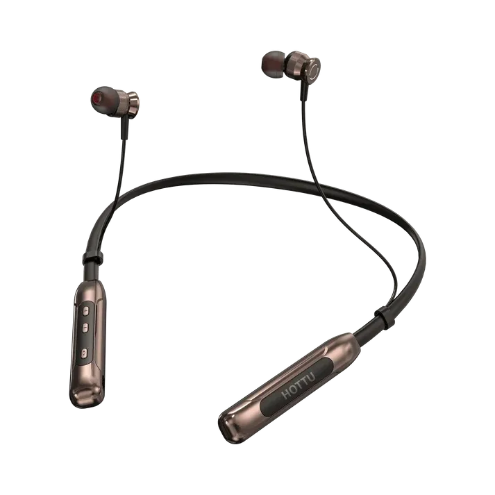 HOTTU NB12 Bass Xtreme Wireless Bluetooth Neckband - 70 Hours