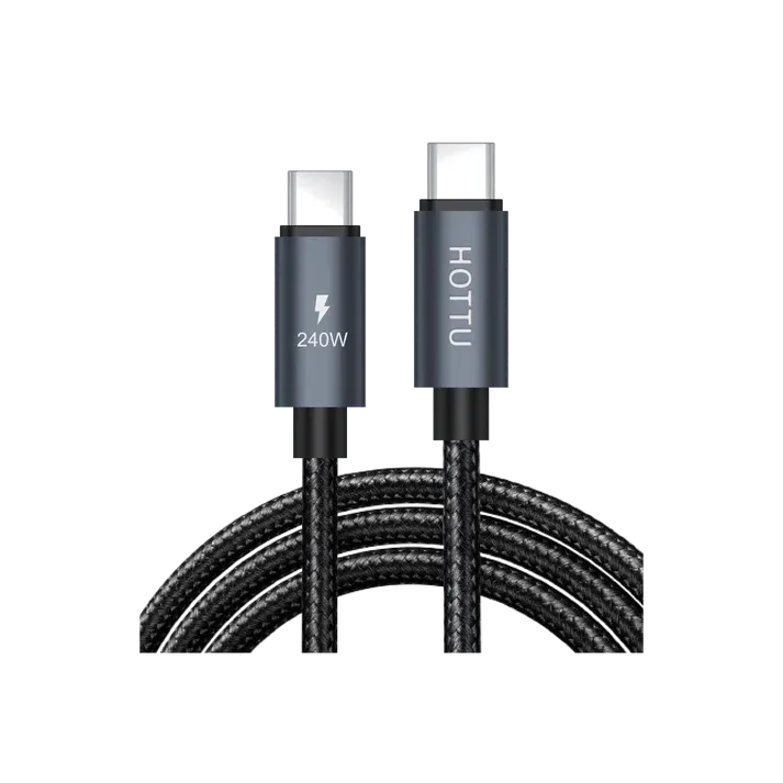 HOTTU CTC24 240W C to C Data Cable (2 Meter) | PD 3.1 Fast Charging Braided Wire