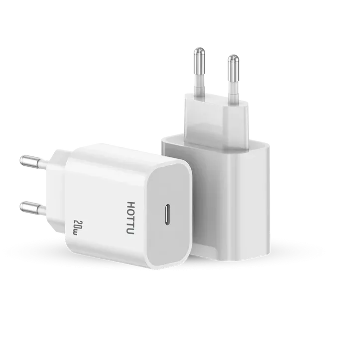 HOTTU FC20 Type-C 20W Power Adapter – Fast Charging Compact Wall Charger