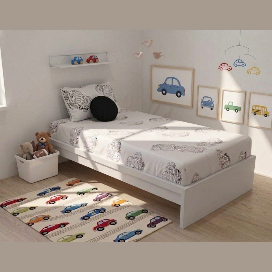 Monster Wheels Bedsheet Set