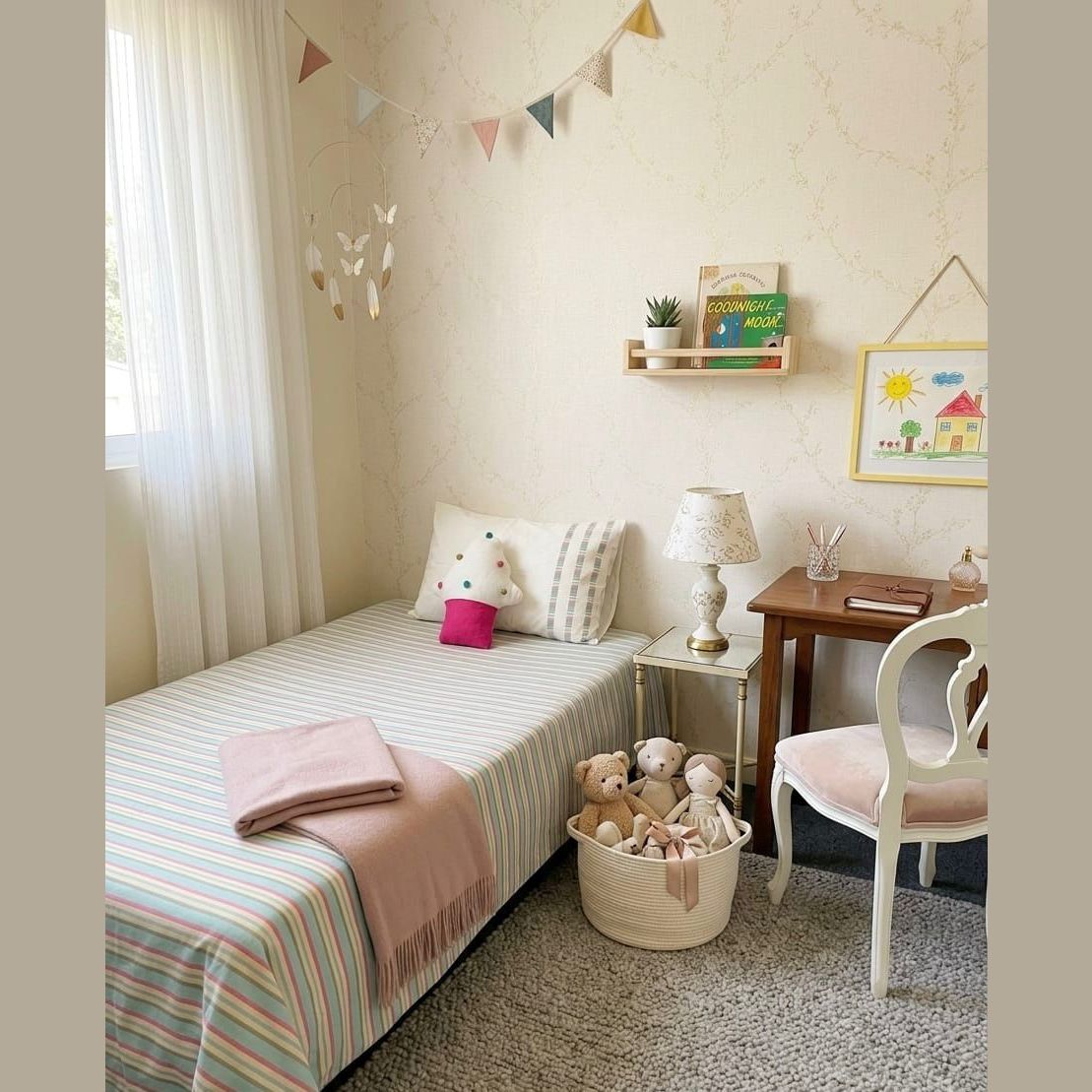 Pastel Stripe Bedsheet Set