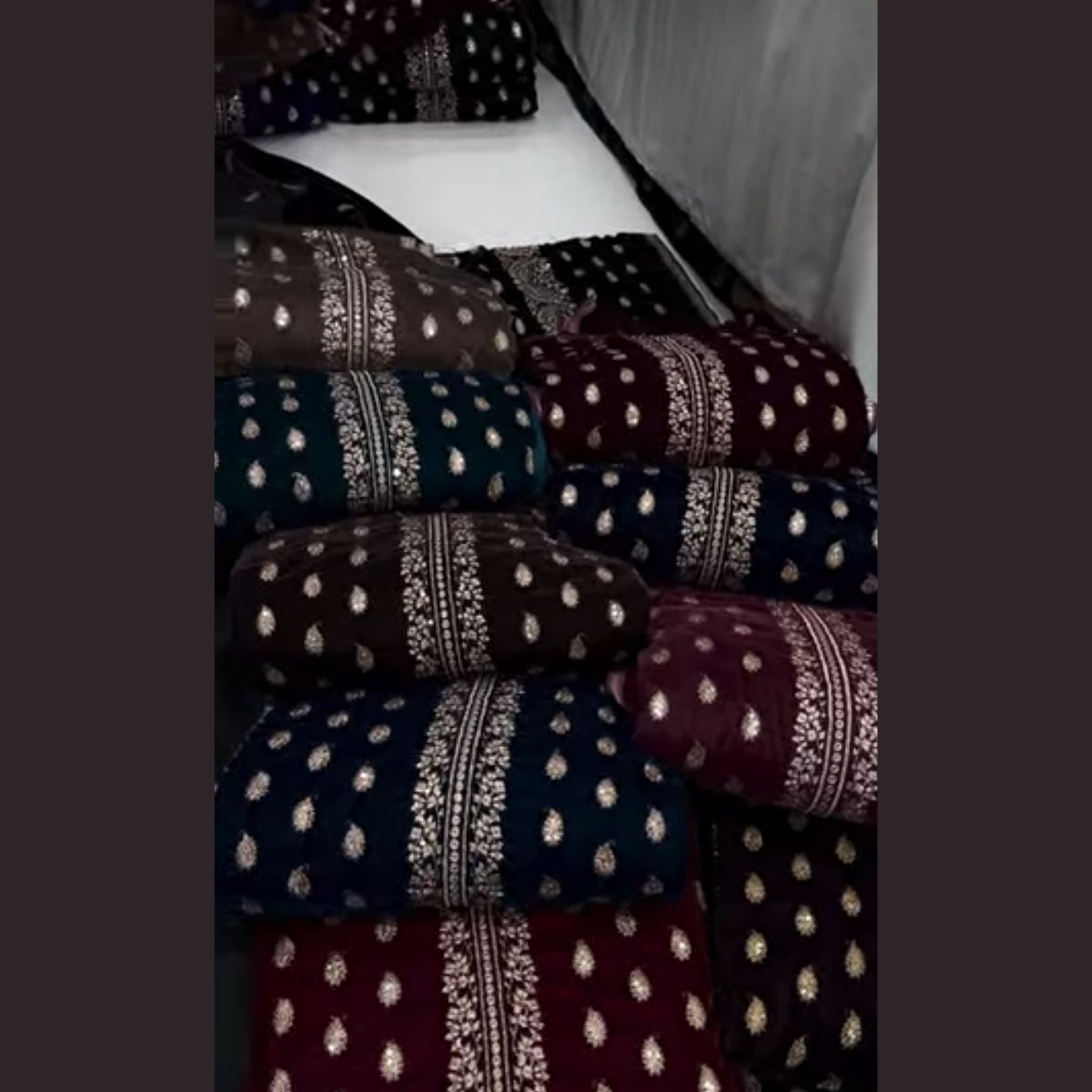 Winter Velvet Fabric