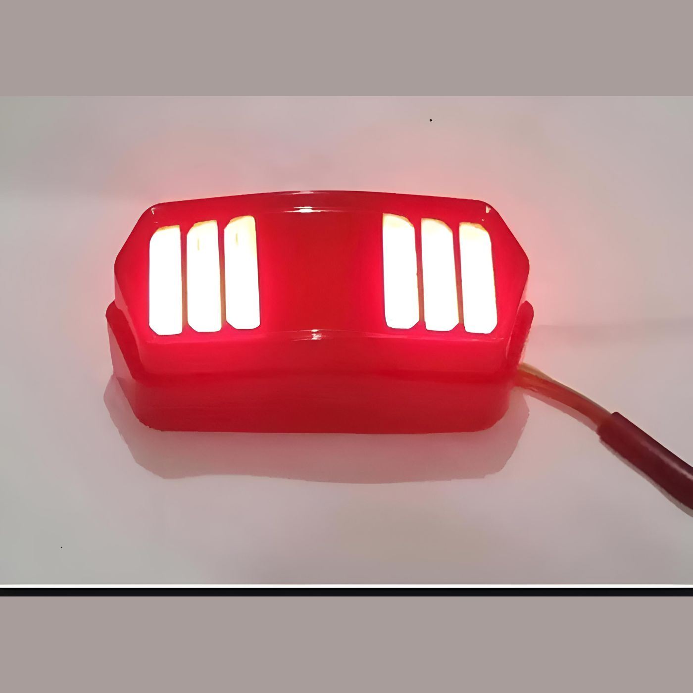 Universal Motorbike Back Light With Indicator DRL Audi Style — photo 4
