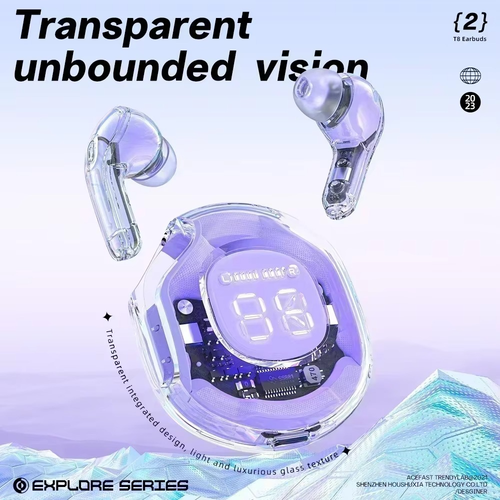 Air39 Wireless Earbuds Bluetooth 5.3 Clear Sound Heavy Bass Noise Reduction led Display Random Color — photo 6