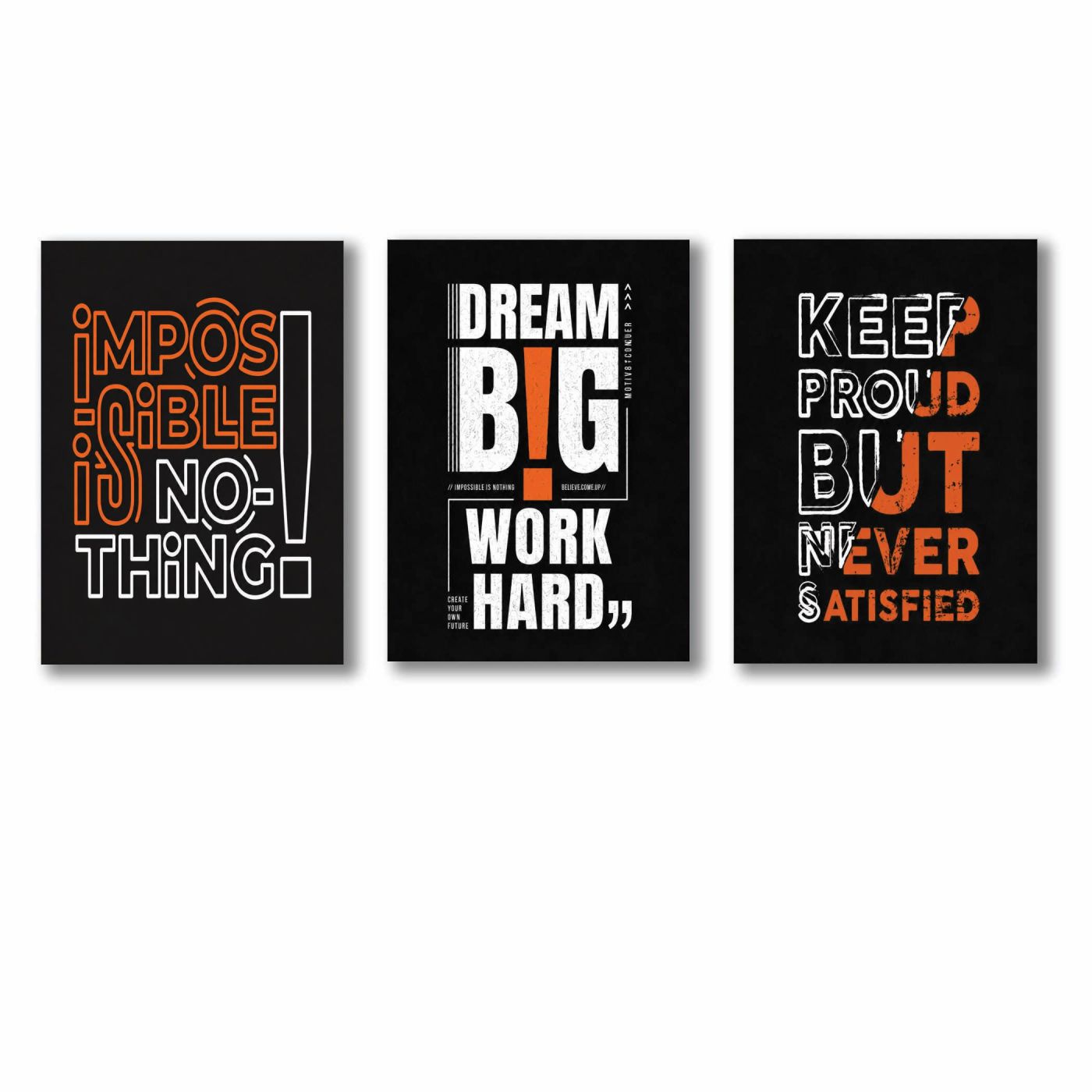 Set of 3 Premium Wall Art Photo Tiles – Modern Home Decor Sets 8x11 — photo 2