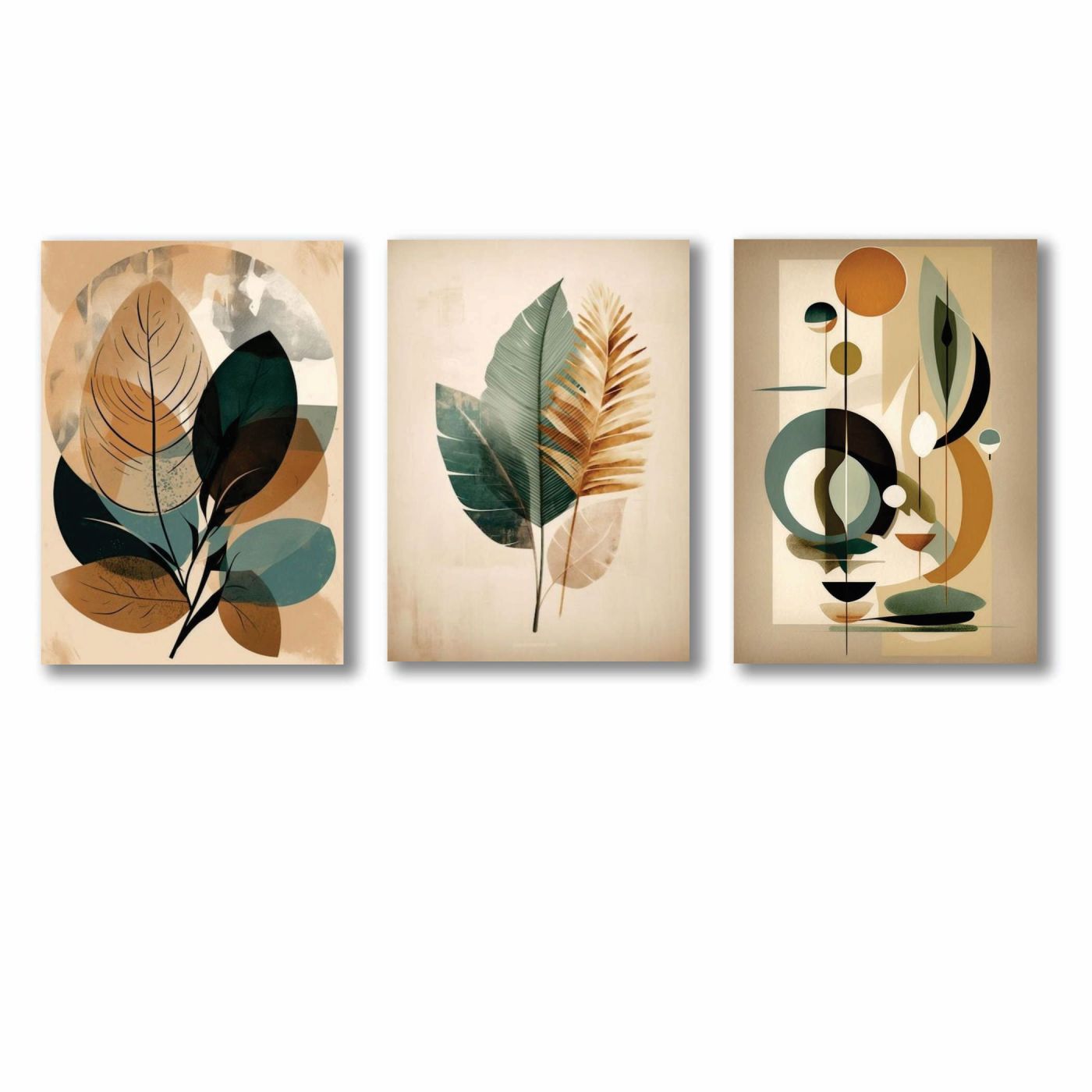 Set of 3 Premium Wall Art Photo Tiles – Modern Home Decor Sets — photo 2