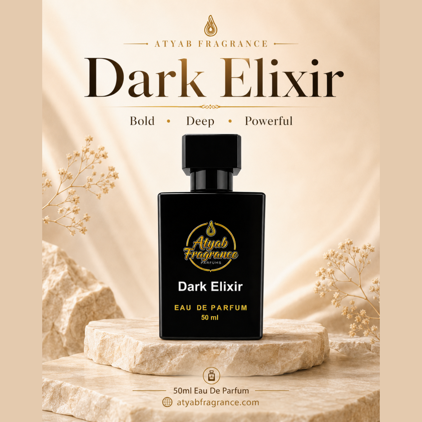 ATYAB Fragrance Dark Elixir Eau De Parfum (50ml) — photo 3