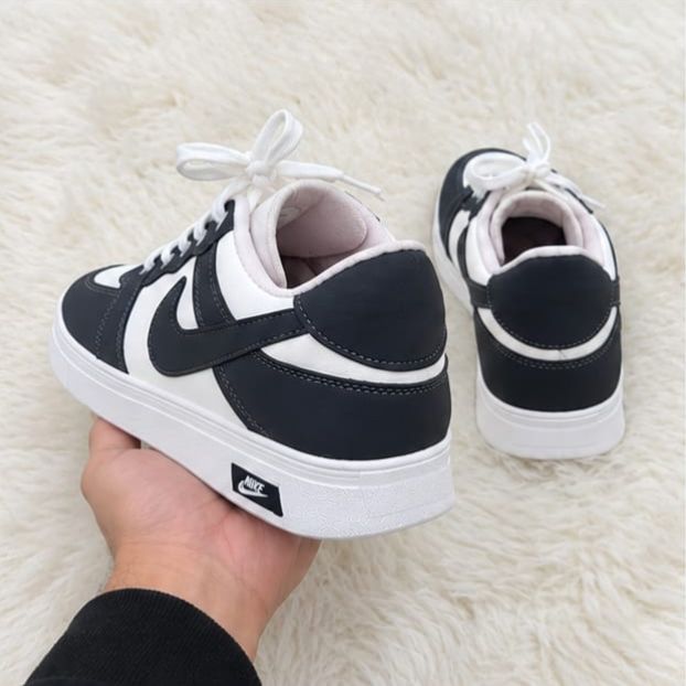 Grey And White Stylish Sneakers — photo 2