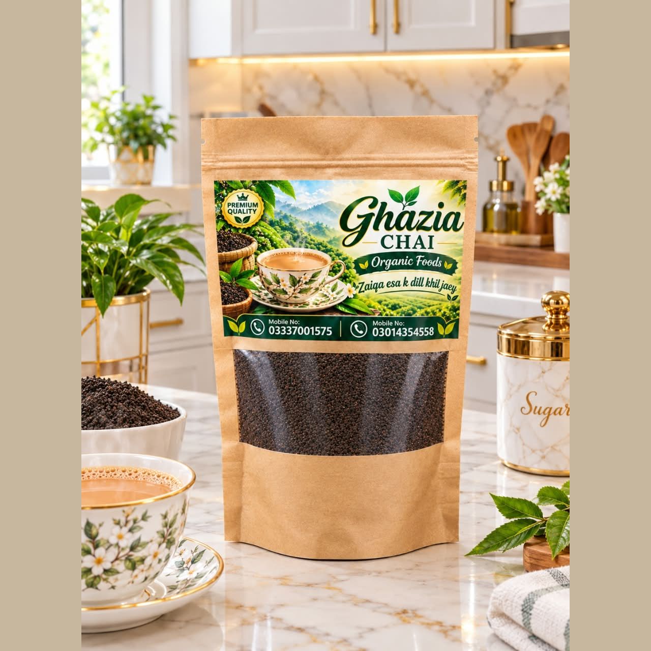 Ghazia chaai, organic food