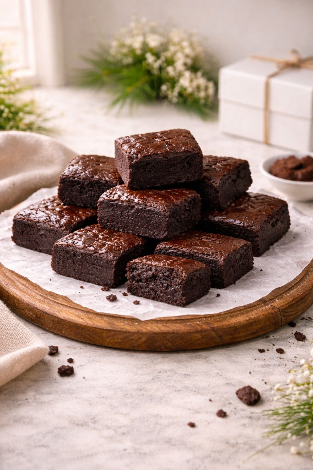 Fresh Baked Fudge Brownie