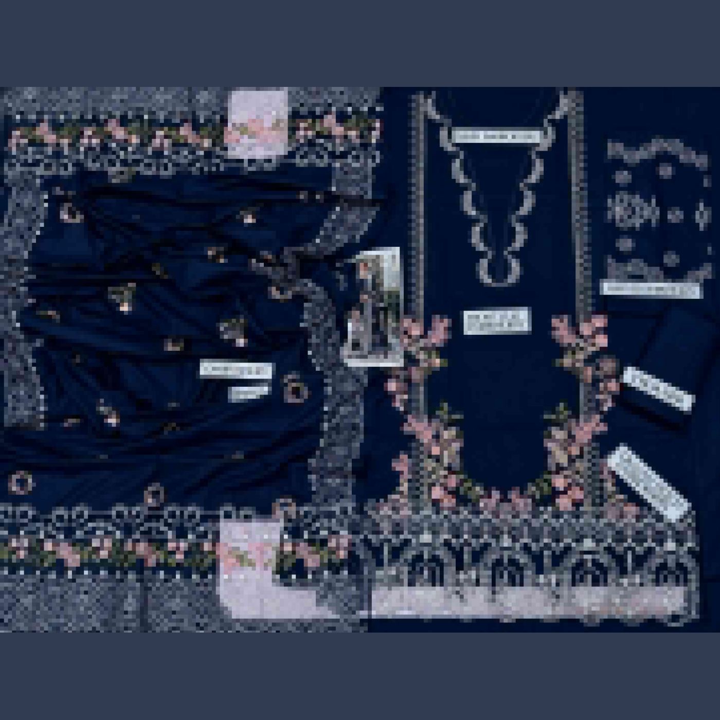 Dhannak Unstitched Suit, Winter Fabric — photo 4