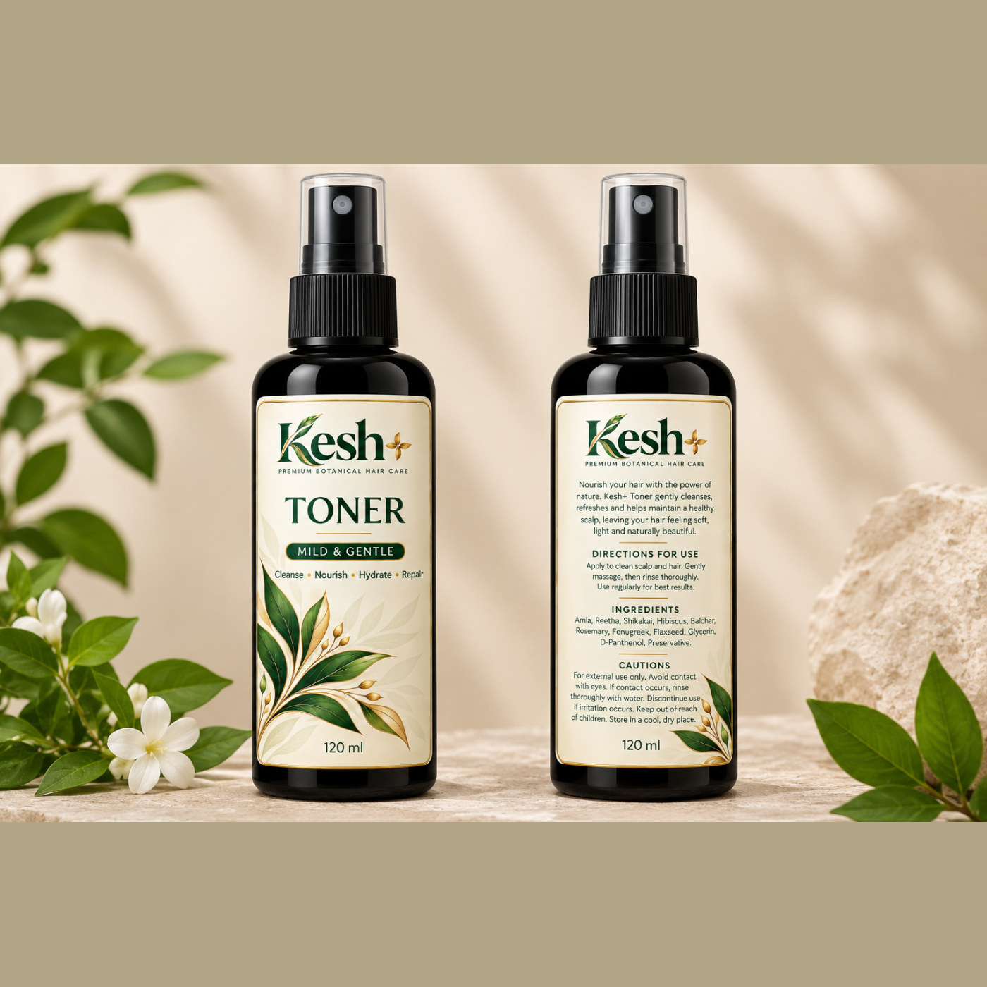 Kesh+ Herbal Hair Toner Spray, 8 Herb Extracts — photo 3