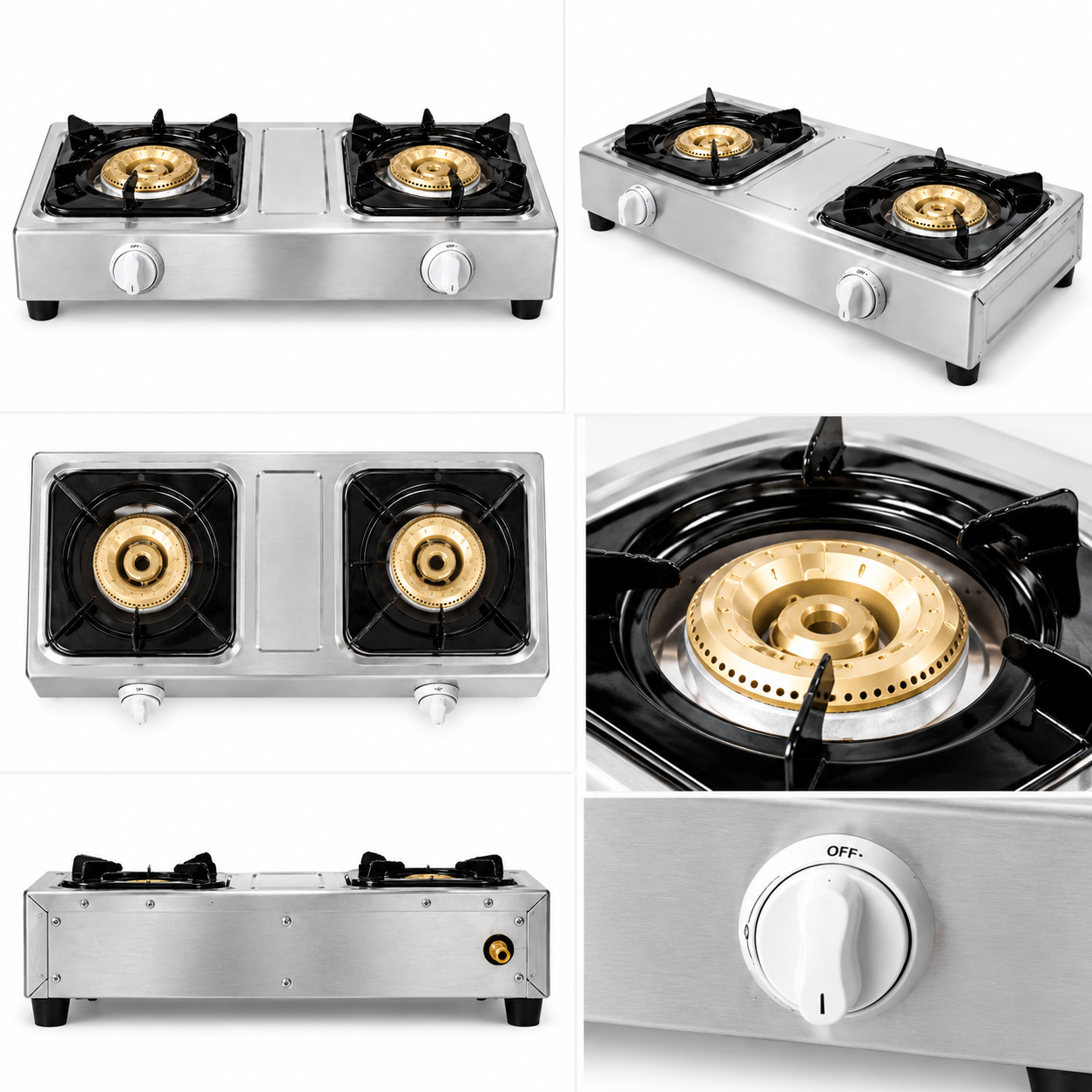 Weltron Double Burner Gas Stove — photo 3