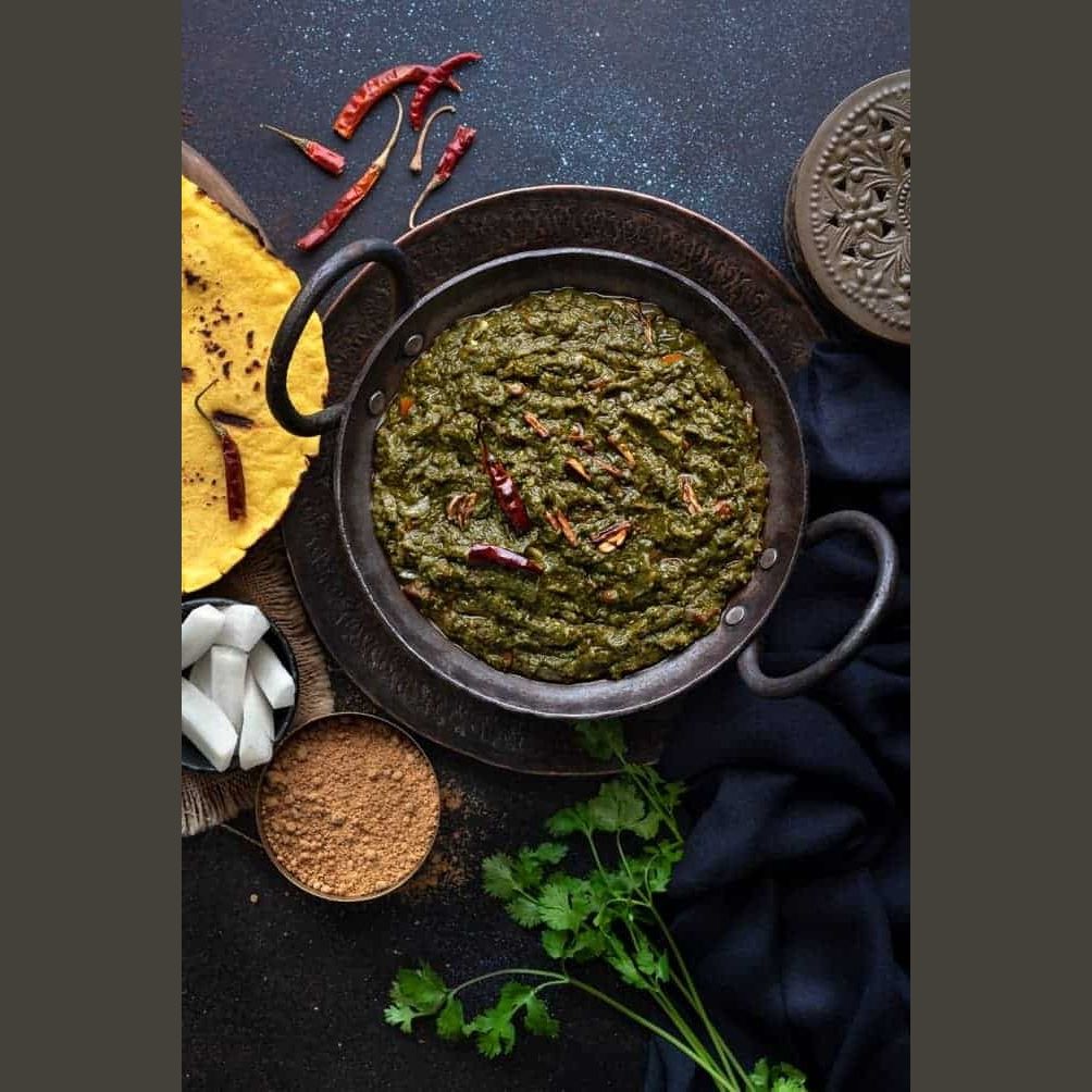 Homemade Desi Sarsoon Ka Saag, — photo 3