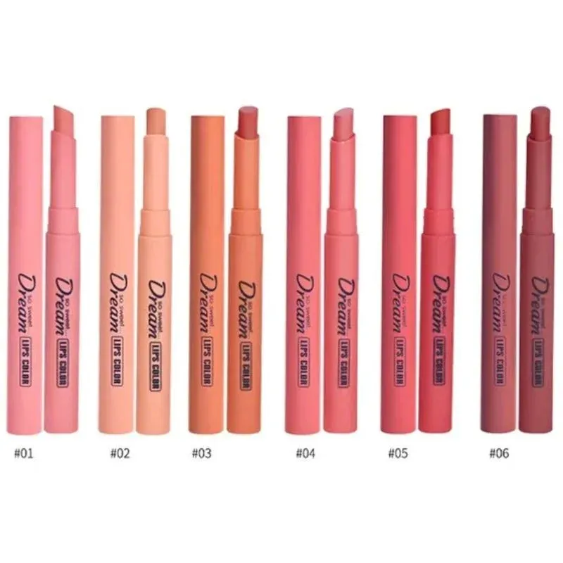 Hengfang Matte Dream Lipstick Set – 6-Piece Long-Lasting Nude Shades | Waterproof, Smooth Finish — photo 2
