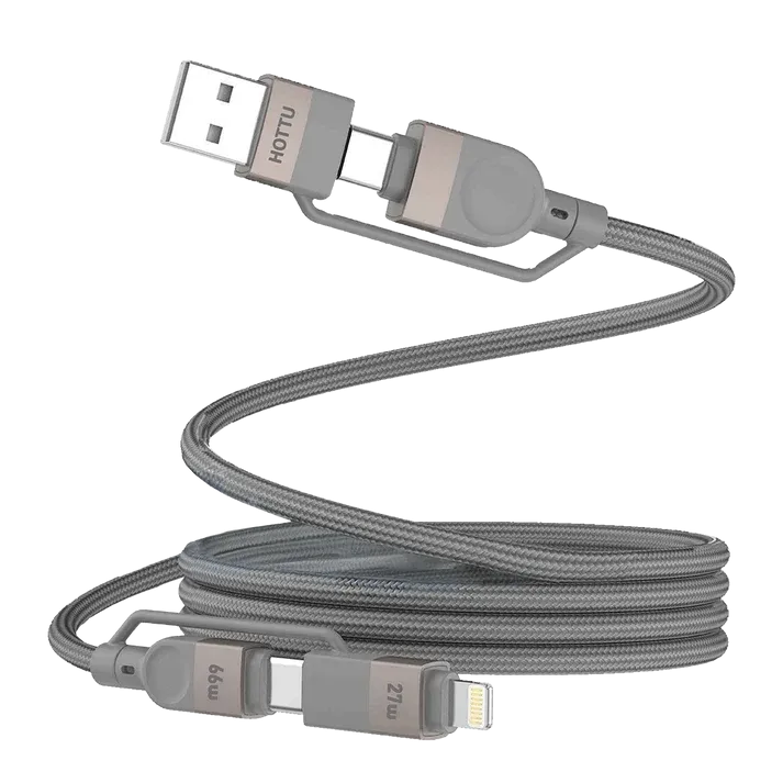 HOTTU SF15 Fast Charging Data Cable – 3.0A, Zinc Alloy & Braided Wire