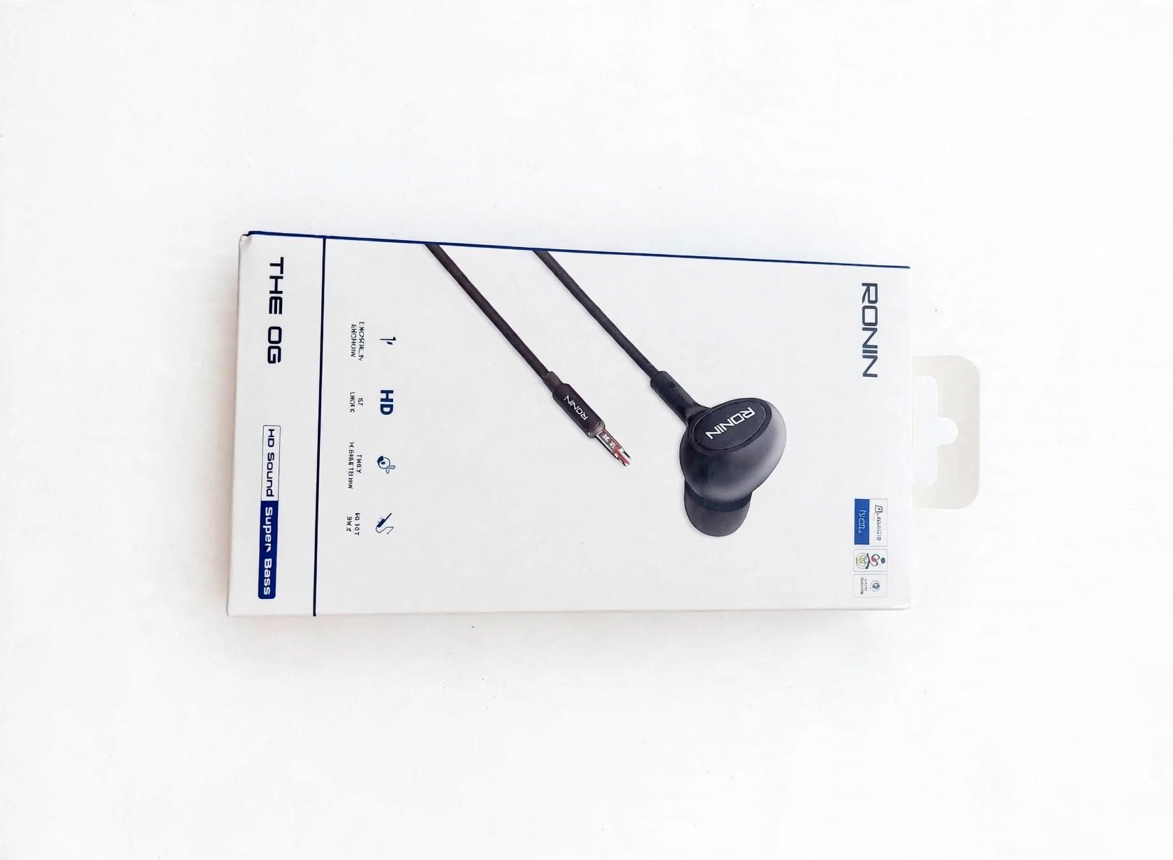 RONIN THE OG Wired Earphones – HD Sound Super Bass