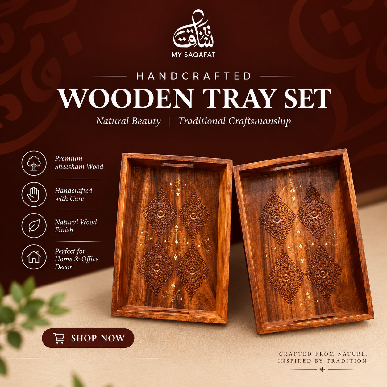 Wooden Hotpot and Plates Set — photo 5