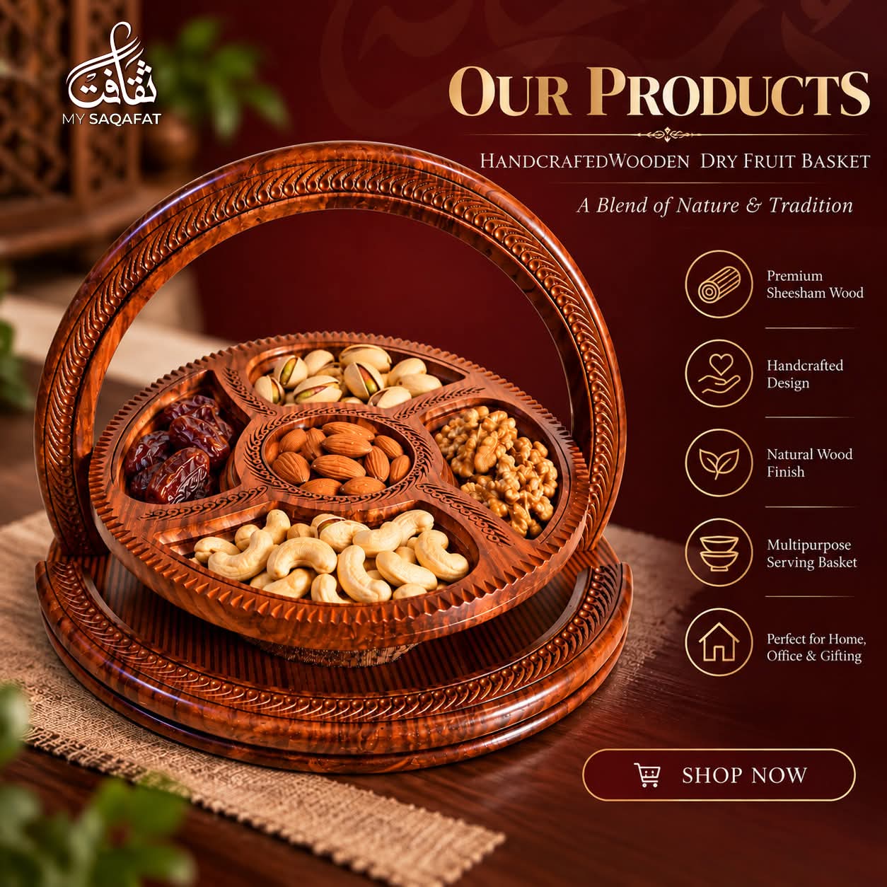 Wooden Bowl And Decorative Wooden Fruits Set — photo 3