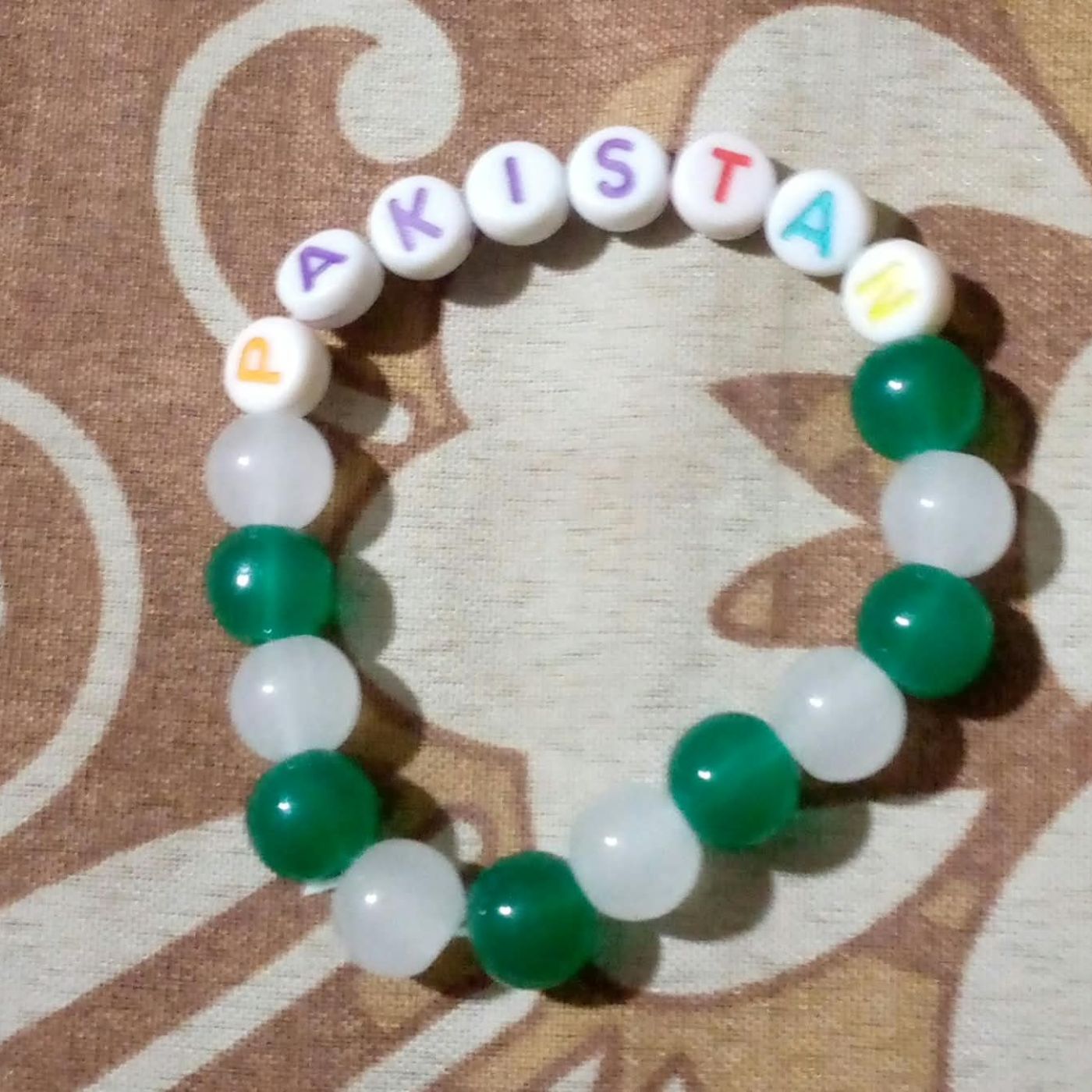 Pakistan themed bracelet — photo 8