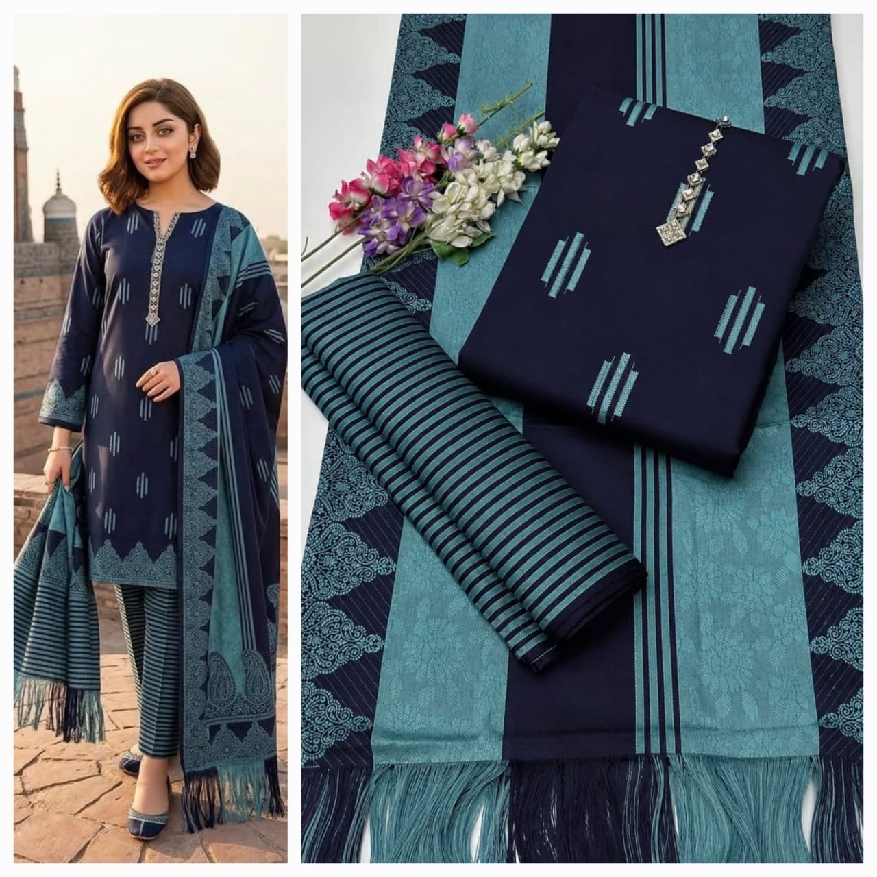 Banarsi Marina 3ps suit — photo 2