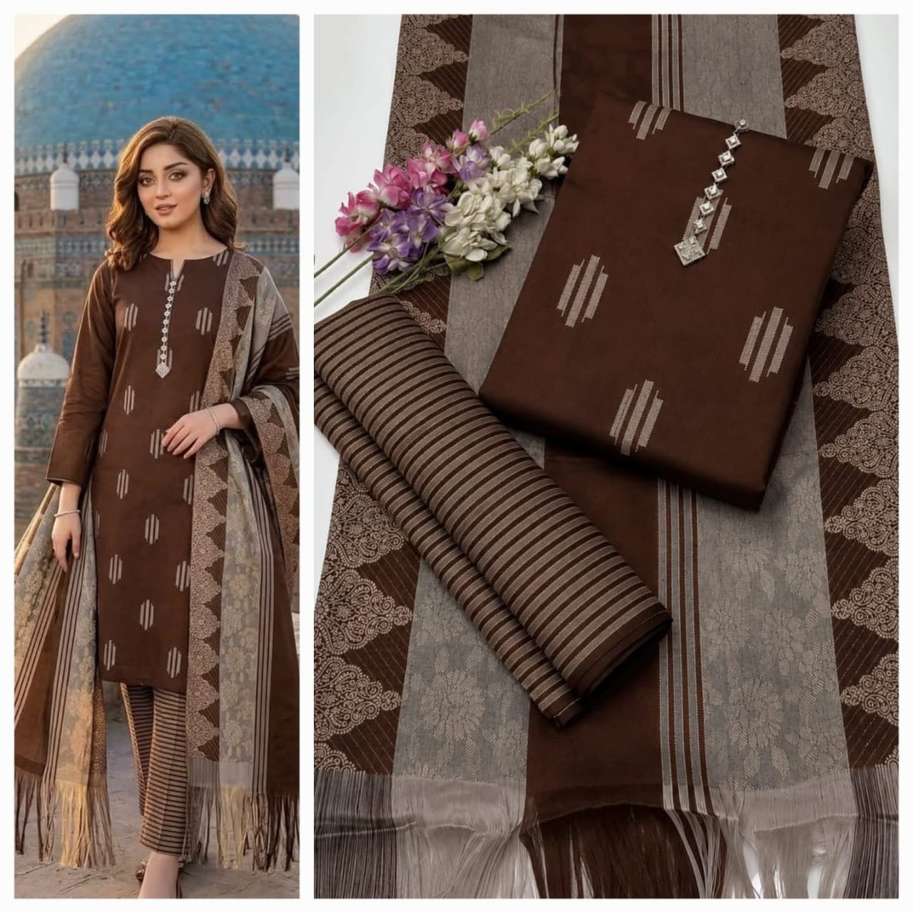 Banarsi Marina 3ps suit — photo 4