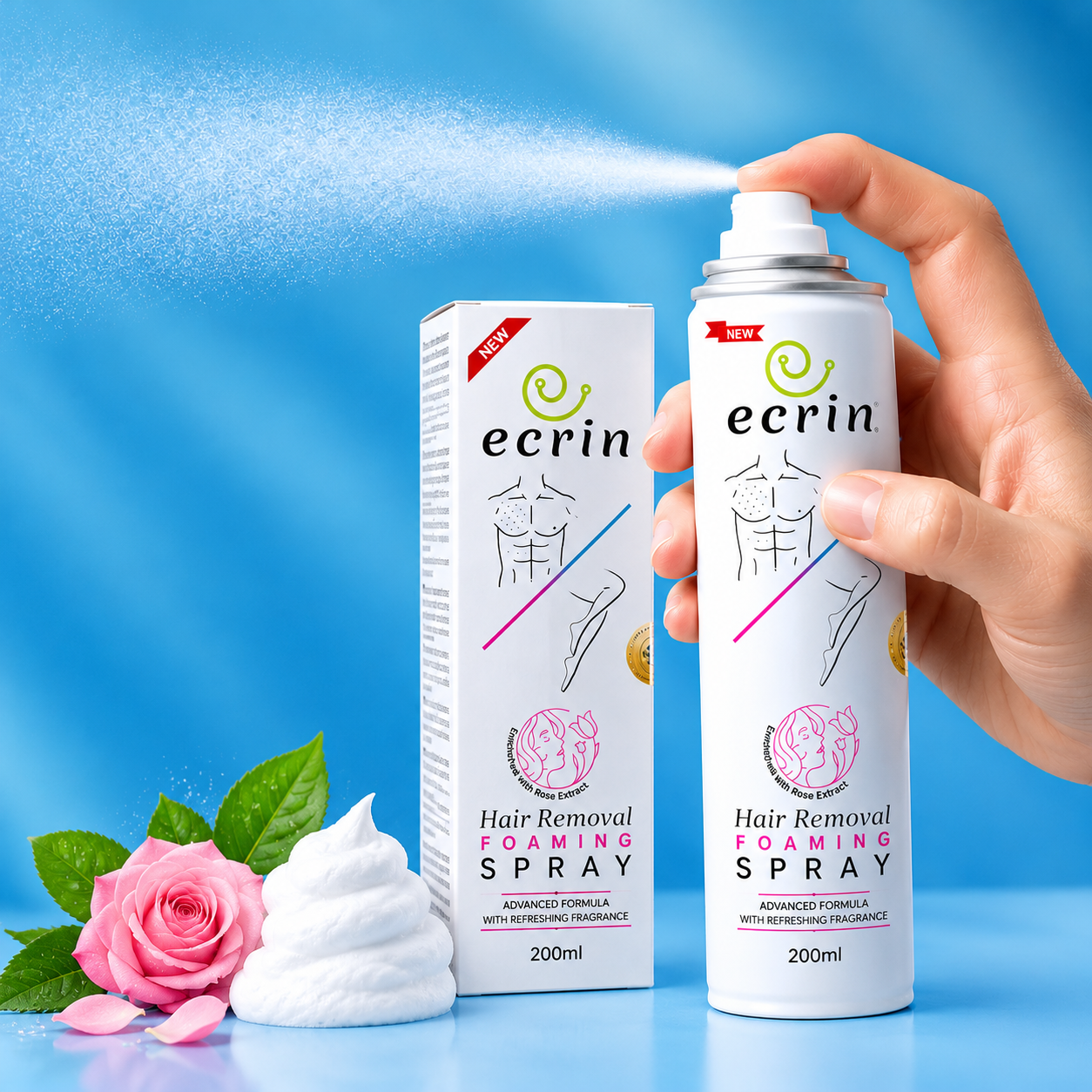 Ecrin Hair Removal Foaming Spray — photo 3