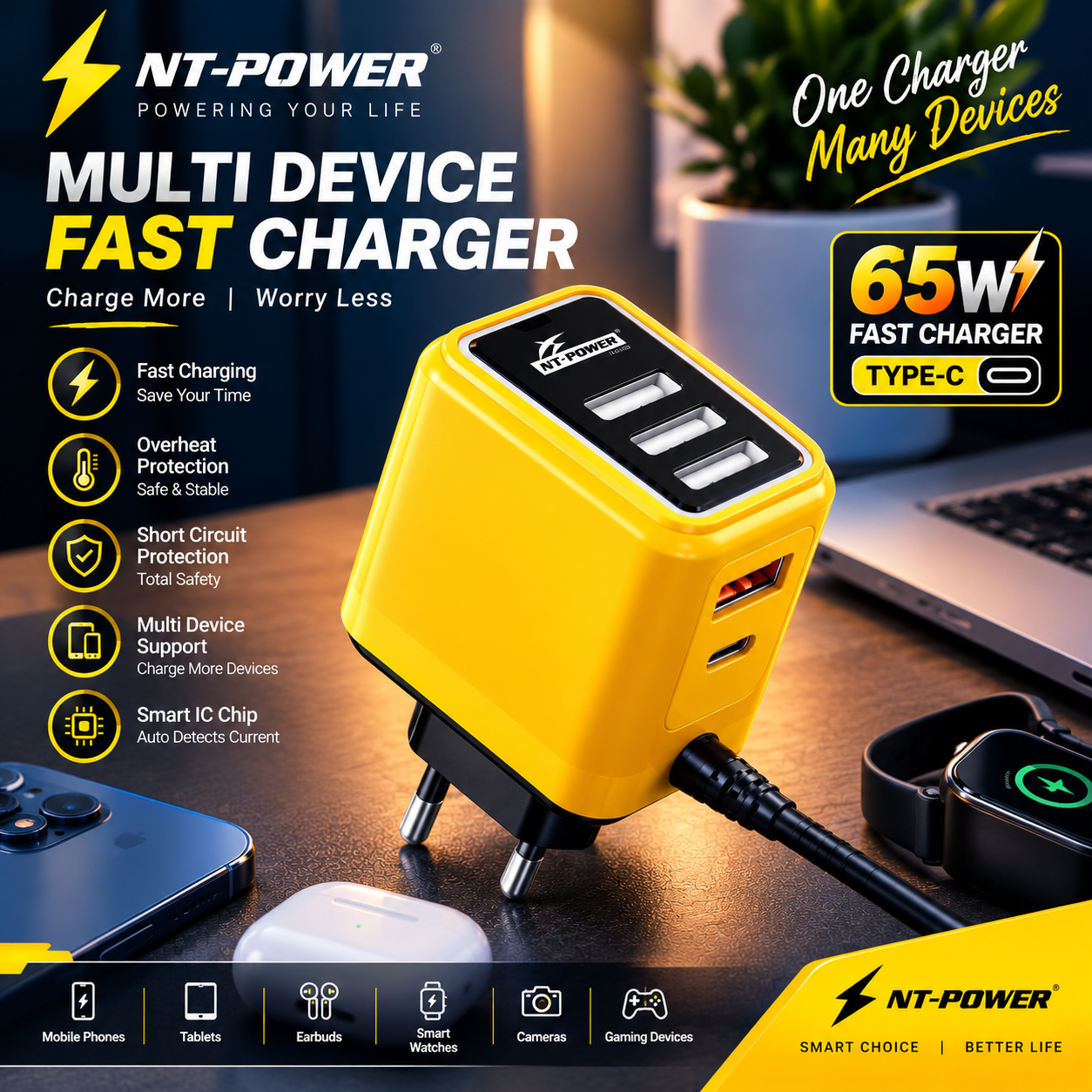 NT-POWER GOLD 65W Fast Charger — photo 2