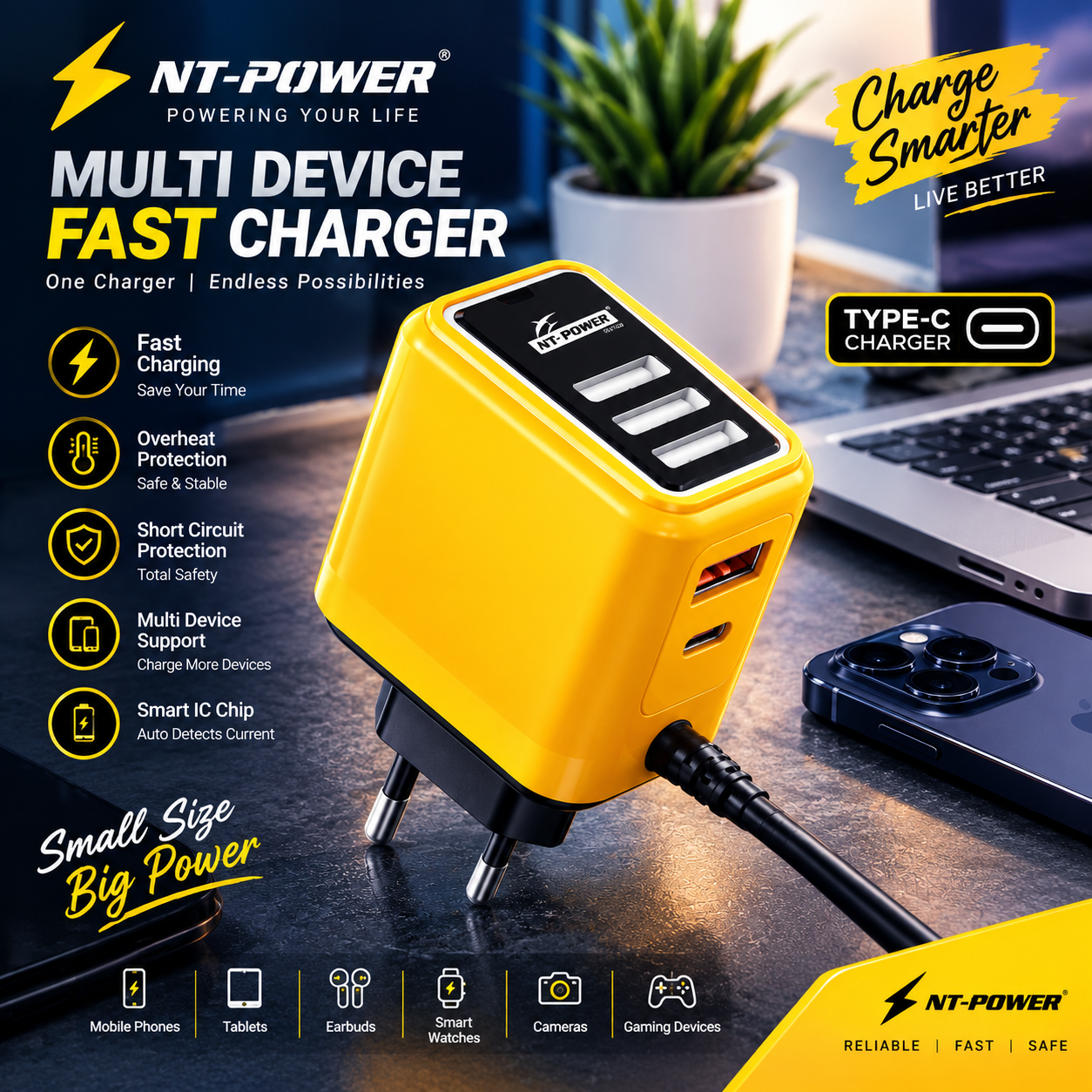NT-POWER GOLD 65W Fast Charger — photo 3