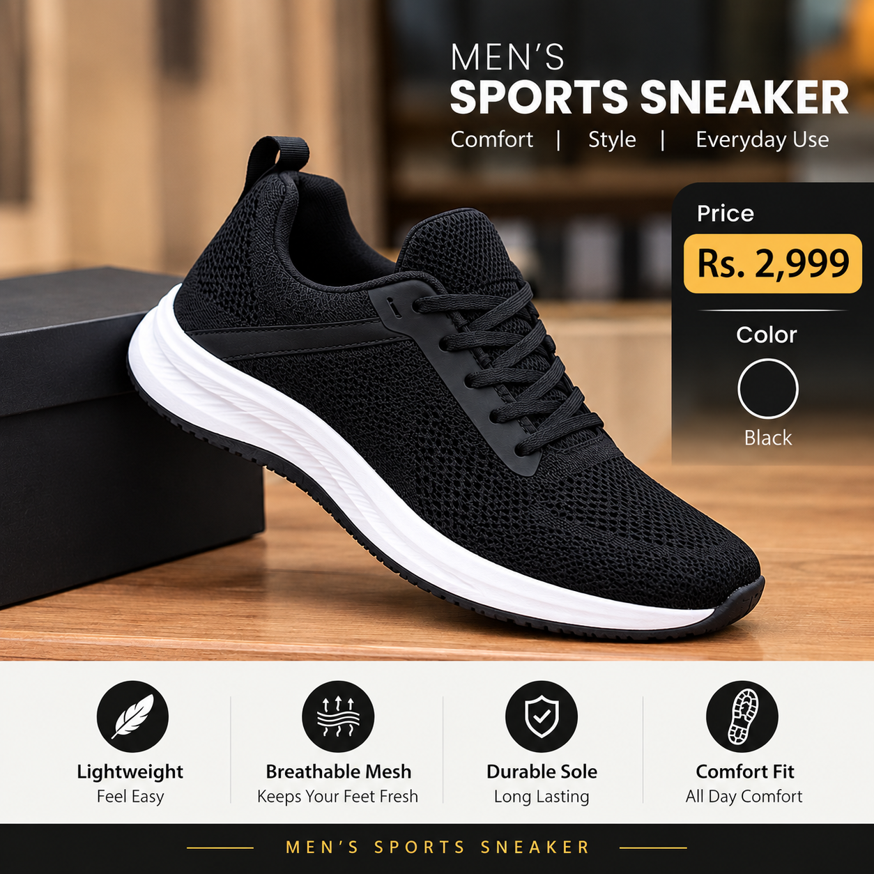 Zorwan Men's Sports Sneakers