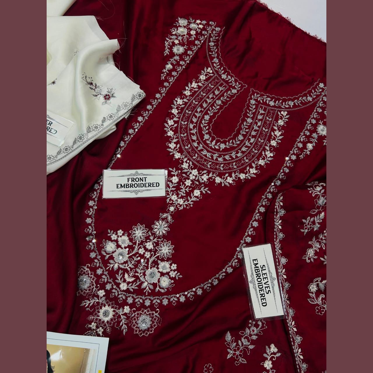 Fabric: Premium Pure Shamoze Silk – Soft, Smooth & Luxuriously Shiny — photo 6