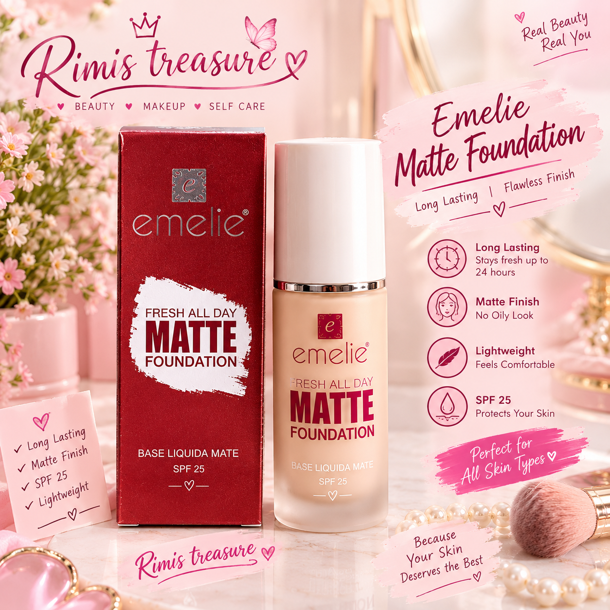 Emelie mate foundation